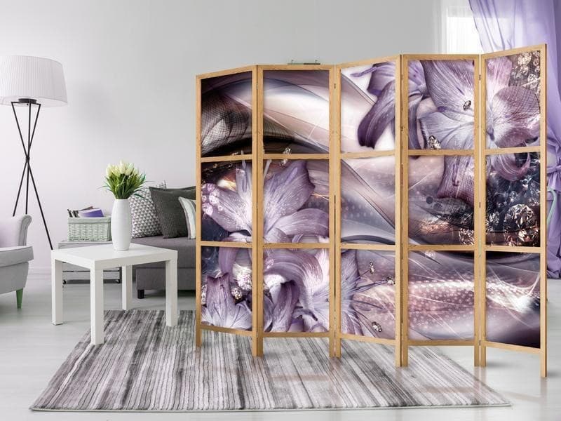Paravento giapponese - Lilies on a Wave in Paraventi Collezione Casa - Trebisacce, commercioVirtuoso.it