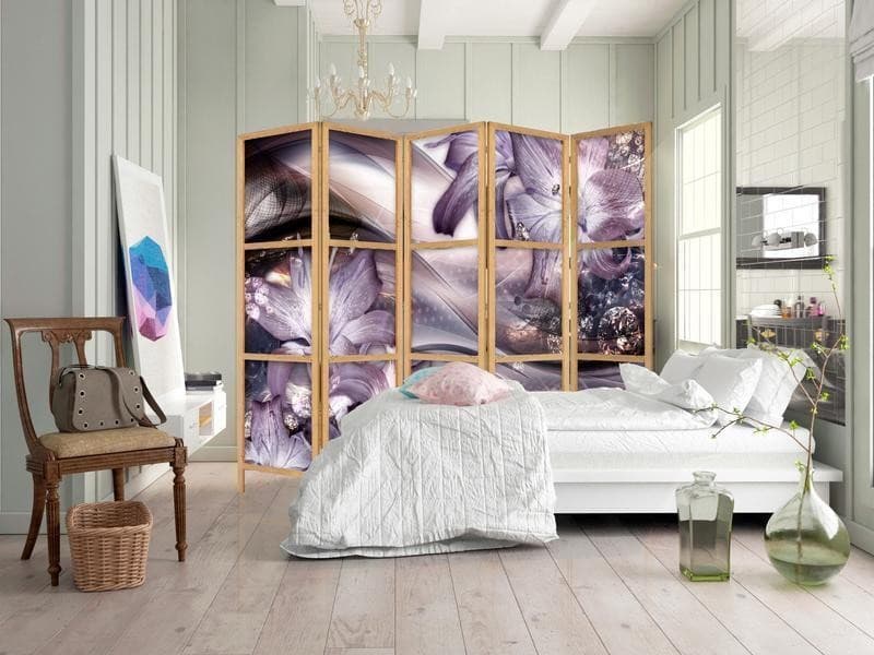 Paravento giapponese - Lilies on a Wave in Paraventi Collezione Casa - Trebisacce, commercioVirtuoso.it