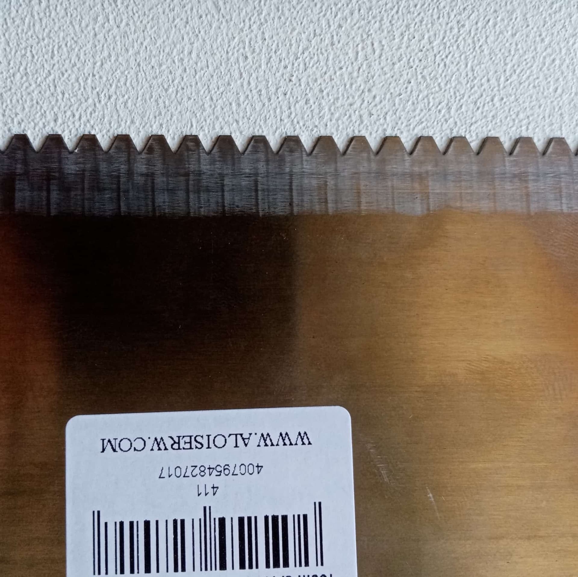 Spatola dentata art. S/411 da 18cm per colla impugnatura di legno in Spatole Aloiserw.com - Altomonte, commercioVirtuoso.it