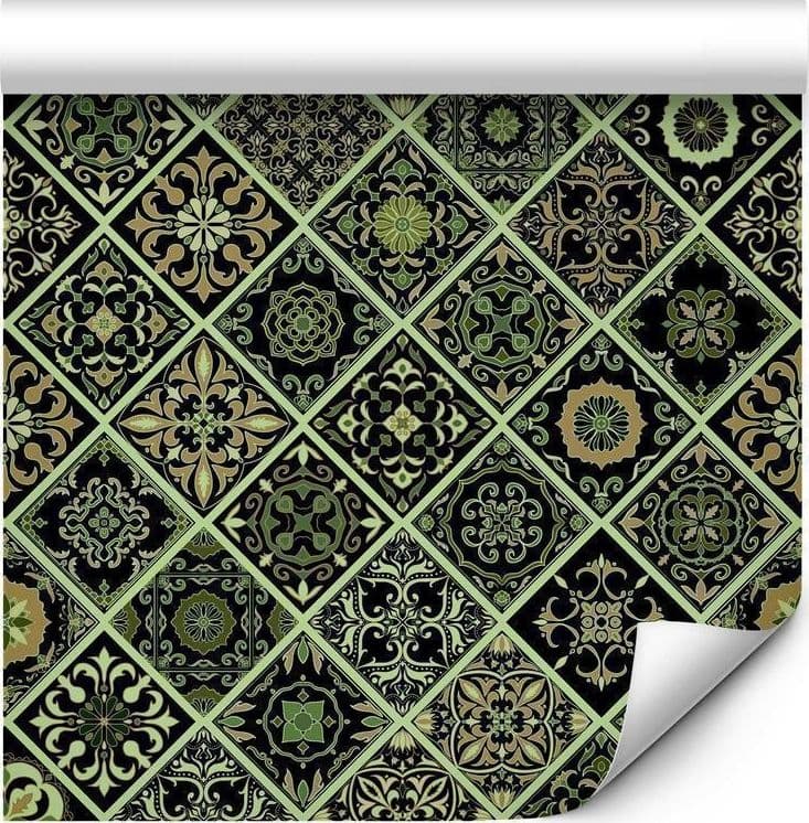 Tappezzeria murale - Olive Mosaic in Carta da parati Collezione Casa - Trebisacce, commercioVirtuoso.it