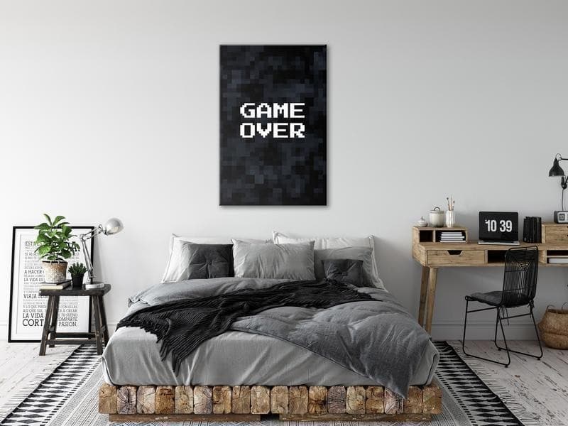 Quadro - Pixel Game Over in Poster e stampe Collezione Casa - Trebisacce, commercioVirtuoso.it