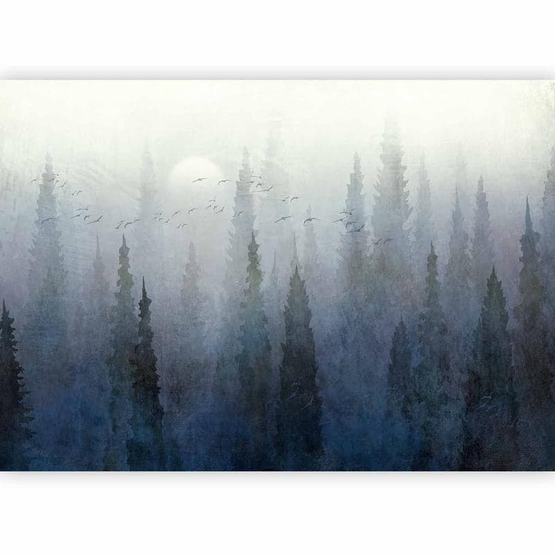 Carta da parati - Flight Over the Forest - Second Variant in Carta da parati Collezione Casa - Trebisacce, commercioVirtuoso.it