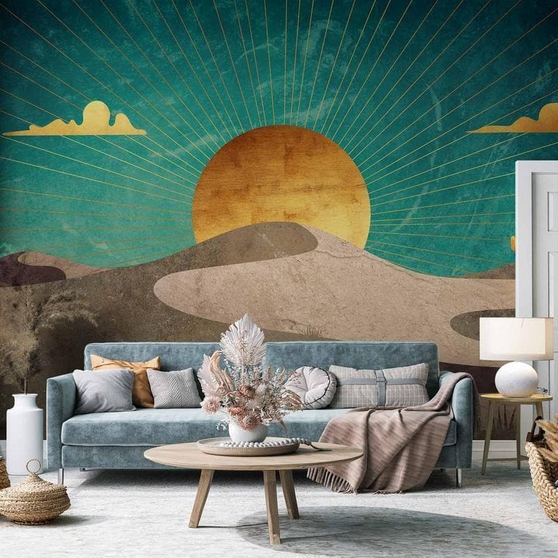 Carta da parati - Morning in the Desert in Carta da parati Collezione Casa - Trebisacce, commercioVirtuoso.it