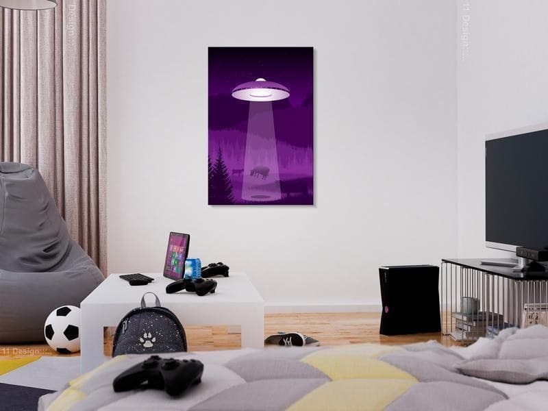 Quadro - Ufo (1 Part) Vertical in Poster e stampe Collezione Casa - Trebisacce, commercioVirtuoso.it