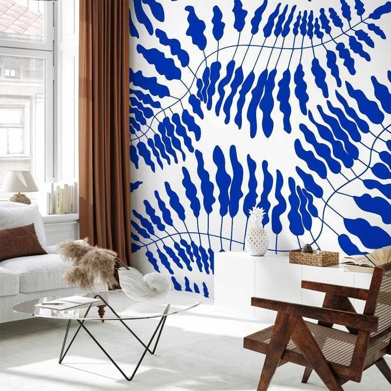 Carta da parati - Blue Fern in Carta da parati Collezione Casa - Trebisacce, commercioVirtuoso.it
