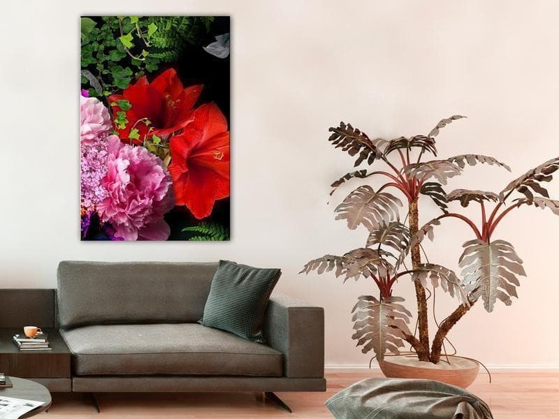Quadro - Floral Symphony (1 Part) Vertical in Poster e stampe Collezione Casa - Trebisacce, commercioVirtuoso.it