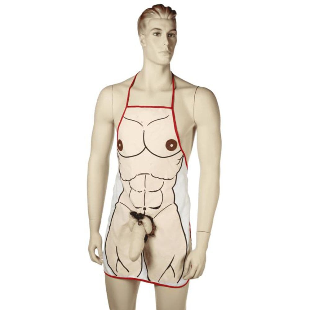 grembiule da cucina per lo sposo con pisello in gommapiuma e muscoli stampati alla festa hot di addio al nubilato celibato sexy gadget per adulti 18+ in Oggetti insoliti Kondorama - Martinsicuro, commercioVirtuoso.it