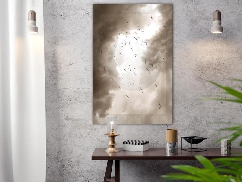 Quadro - Birds in the Clouds (1 Part) Vertical in Poster e stampe Collezione Casa - Trebisacce, commercioVirtuoso.it