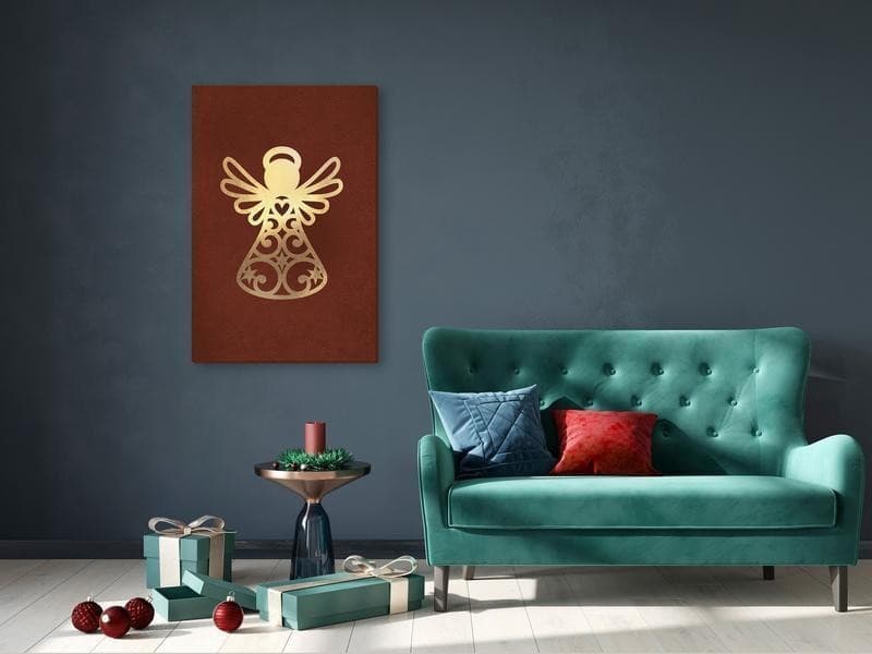 Quadro - Angelic Gold (1 Part) Vertical in Poster e stampe Collezione Casa - Trebisacce, commercioVirtuoso.it