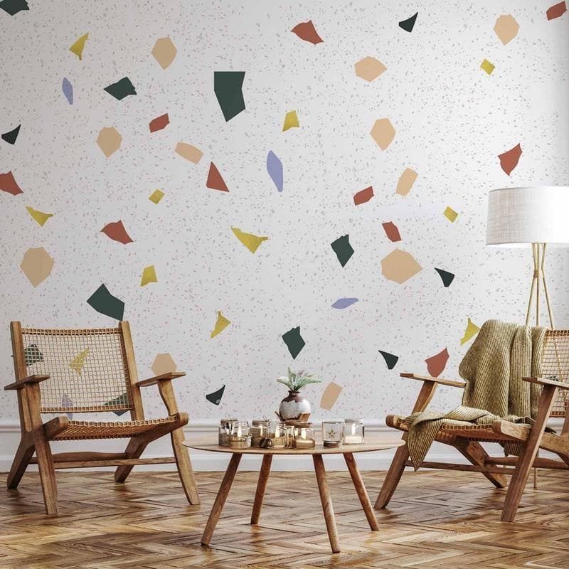 Carta da parati - Subtle Terrazzo Pattern in Carta da parati Collezione Casa - Trebisacce, commercioVirtuoso.it