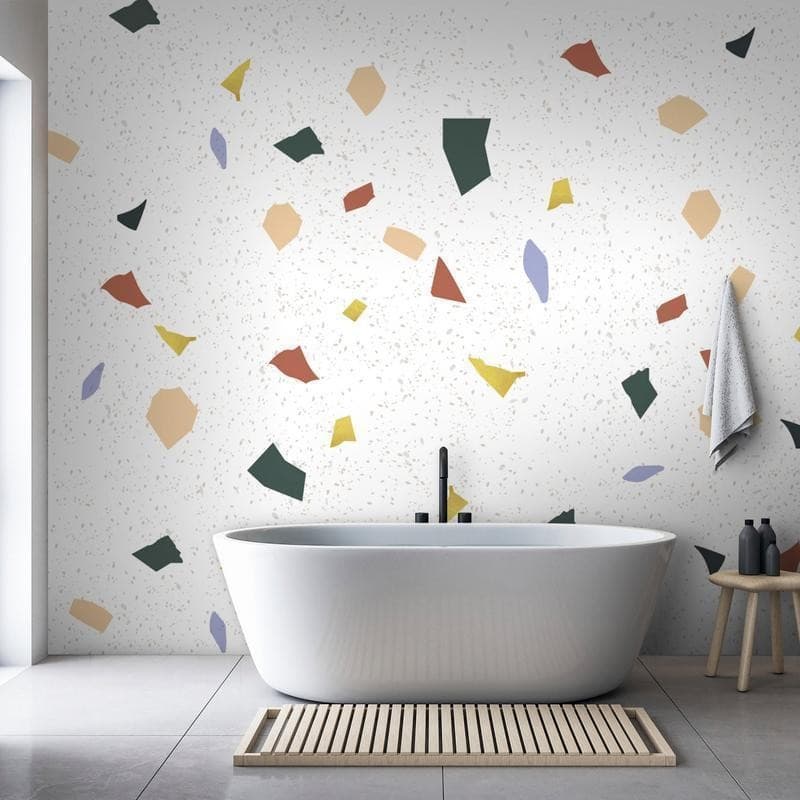 Carta da parati - Subtle Terrazzo Pattern in Carta da parati Collezione Casa - Trebisacce, commercioVirtuoso.it