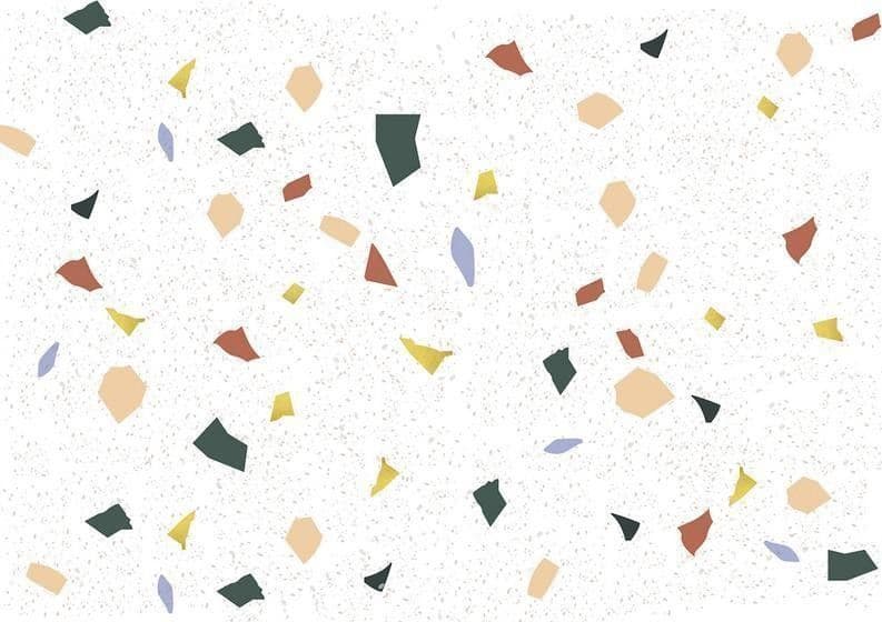 Carta da parati - Subtle Terrazzo Pattern in Carta da parati Collezione Casa - Trebisacce, commercioVirtuoso.it