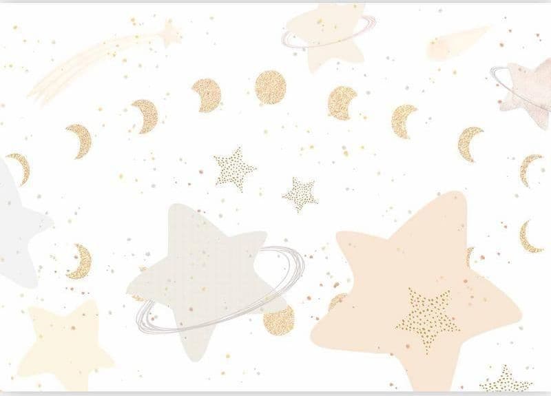 Carta da parati - Phases of the Moon Among Stardust in Carta da parati Collezione Casa - Trebisacce, commercioVirtuoso.it