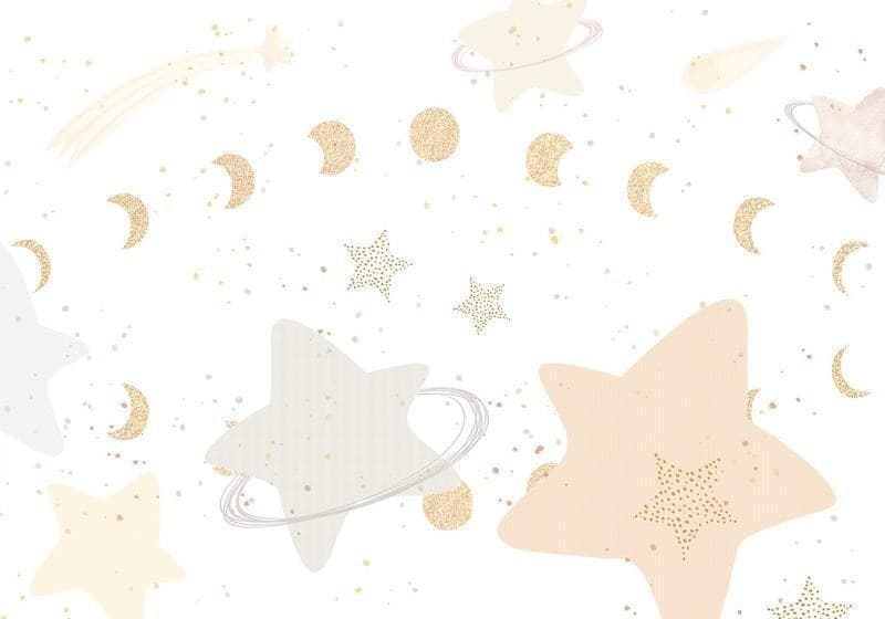 Carta da parati - Phases of the Moon Among Stardust in Carta da parati Collezione Casa - Trebisacce, commercioVirtuoso.it