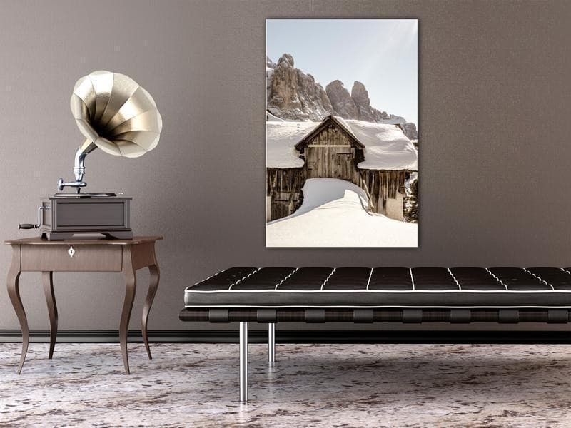 Quadro - Winter in the Dolomites (1 Part) Vertical in Poster e stampe Collezione Casa - Trebisacce, commercioVirtuoso.it