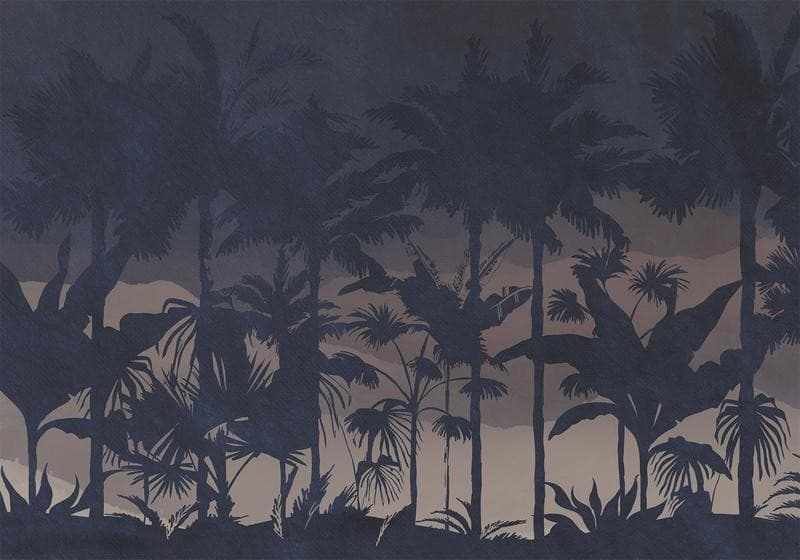 Carta da parati - Jungle at Night in Carta da parati Collezione Casa - Trebisacce, commercioVirtuoso.it