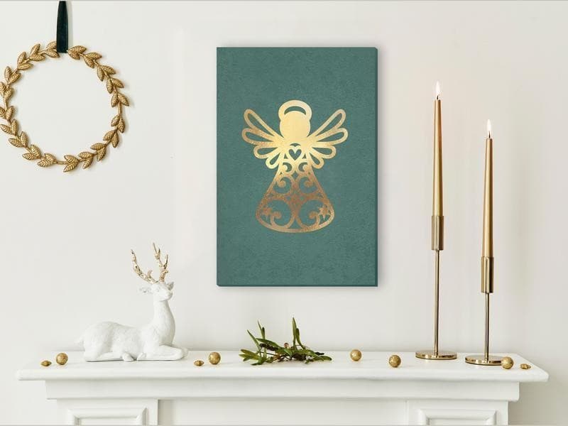 Quadro Angelo di Natale in Poster e stampe Collezione Casa - Trebisacce, commercioVirtuoso.it