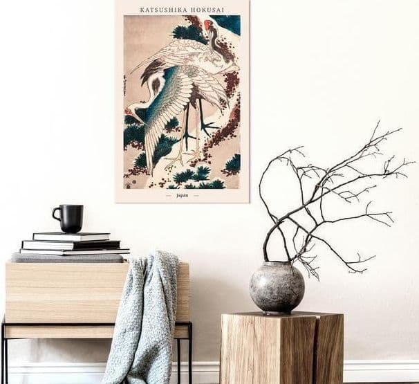 Quadro - Cranes (1 Part) Vertical in Poster e stampe Collezione Casa - Trebisacce, commercioVirtuoso.it