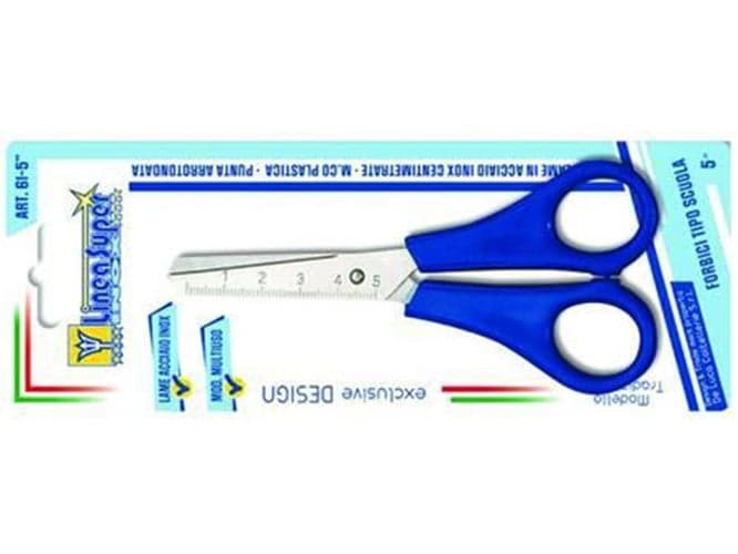 FORBICE SCUOLA LINEA SUPER - in acciaio -- - cm.13 -- PZ 6 in prodotto EuroStore07 - Alatri, commercioVirtuoso.it