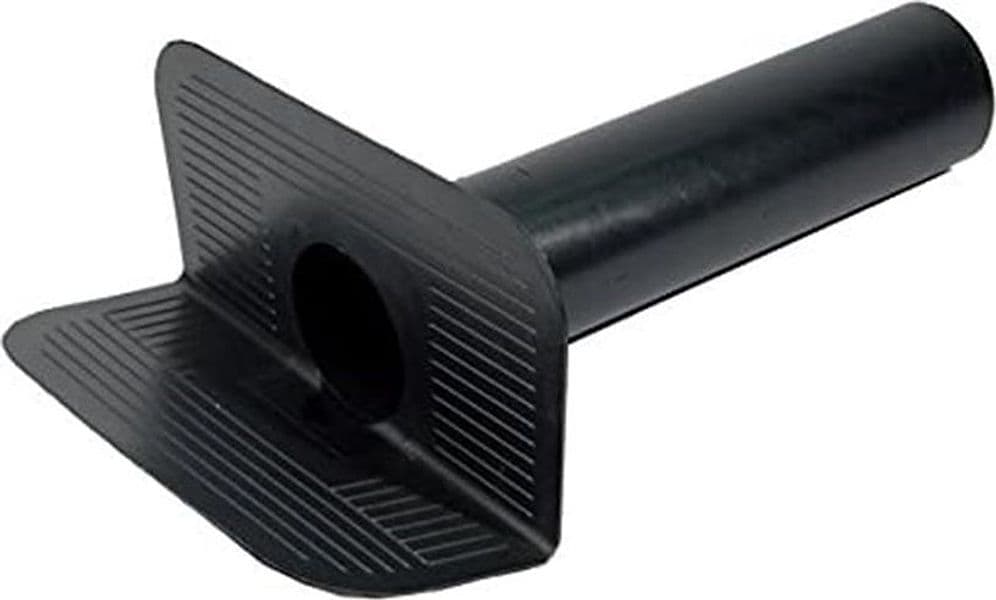 BOCCHETTONE DI SCARICO AD ANGOLO USCITA TONDA IN TPV NERO ø mm.80 - in prodotto EuroStore07 - Alatri, commercioVirtuoso.it