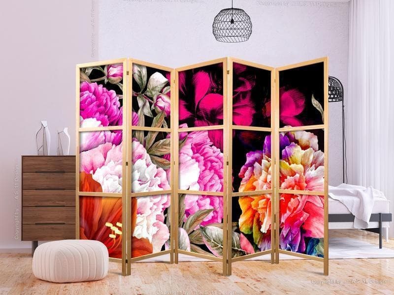 Paravento giapponese Bouquet floreale 5 ante in Paraventi Collezione Casa - Trebisacce, commercioVirtuoso.it
