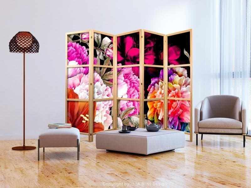 Paravento giapponese Bouquet floreale 5 ante in Paraventi Collezione Casa - Trebisacce, commercioVirtuoso.it