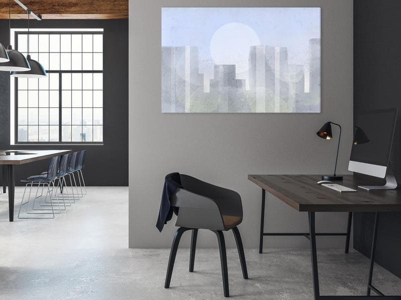 Quadro - Modern City (1 Part) Wide - First Variant in Poster e stampe Collezione Casa - Trebisacce, commercioVirtuoso.it