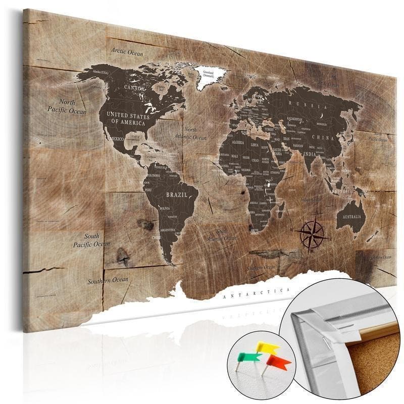 Quadro di sughero - Wooden Mosaic in Bacheche Collezione Casa - Trebisacce, commercioVirtuoso.it