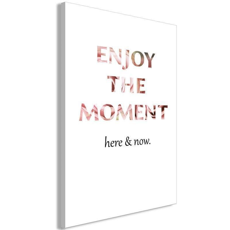 Quadro - Unique Moment (1-part) - English Text on White Background in Poster e stampe Collezione Casa - Trebisacce, commercioVirtuoso.it