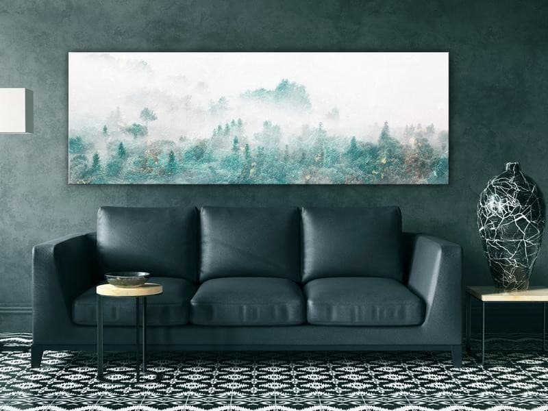 Quadro - Turquoise Valley (1 Part) Narrow in Poster e stampe Collezione Casa - Trebisacce, commercioVirtuoso.it