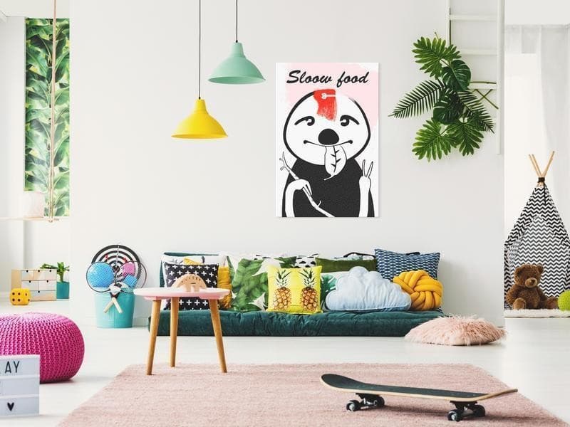 Quadro - Sloth Trendsetter (1 Part) Vertical in Poster e stampe Collezione Casa - Trebisacce, commercioVirtuoso.it
