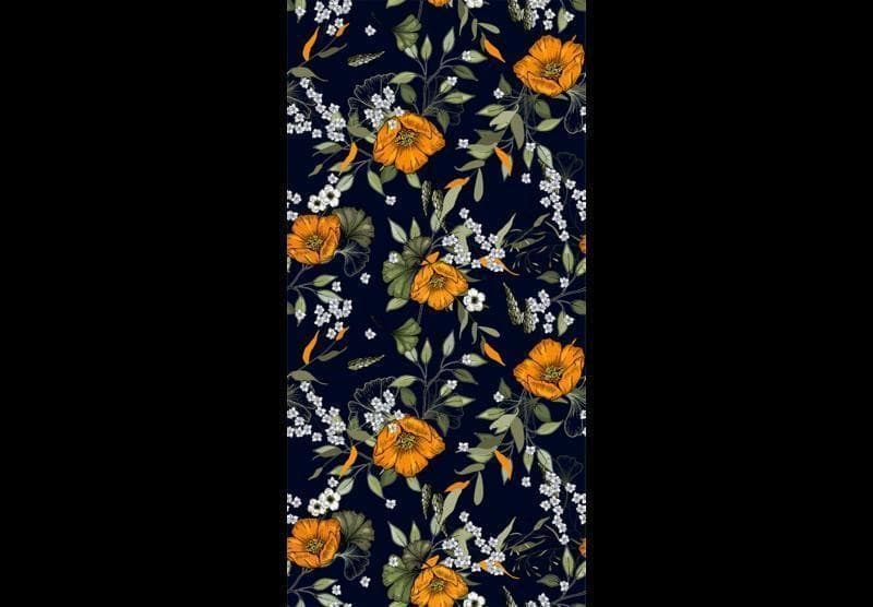 Tappezzeria murale - Orange Bloom in Carta da parati Collezione Casa - Trebisacce, commercioVirtuoso.it