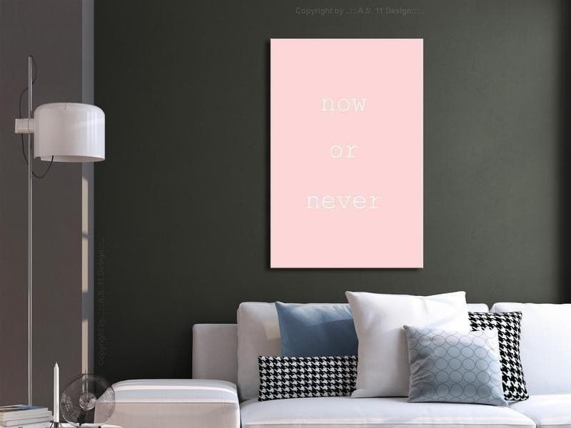 Quadro - Now or Never (1 Part) Vertical in Poster e stampe Collezione Casa - Trebisacce, commercioVirtuoso.it