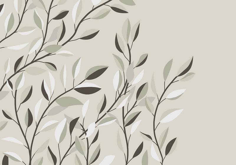 Carta da parati - Climbing Leaves - First Variant in Carta da parati Collezione Casa - Trebisacce, commercioVirtuoso.it