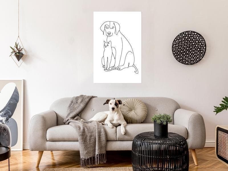 Quadro - Best Friends (1 Part) Vertical in Poster e stampe Collezione Casa - Trebisacce, commercioVirtuoso.it