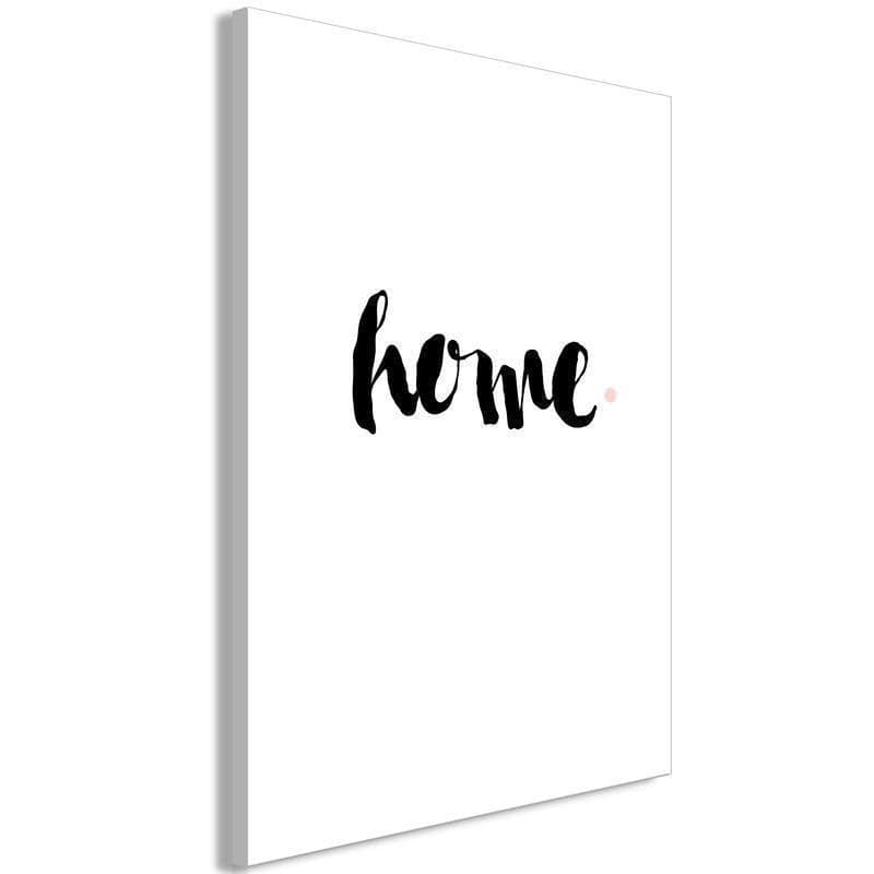 Quadro - Home and Dot (1 Part) Vertical in Poster e stampe Collezione Casa - Trebisacce, commercioVirtuoso.it