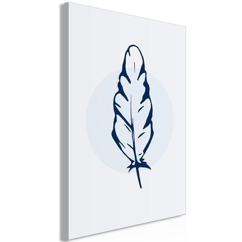 Quadro - Blue Feather (1 Part) Vertical in Poster e stampe Collezione Casa - Trebisacce, commercioVirtuoso.it