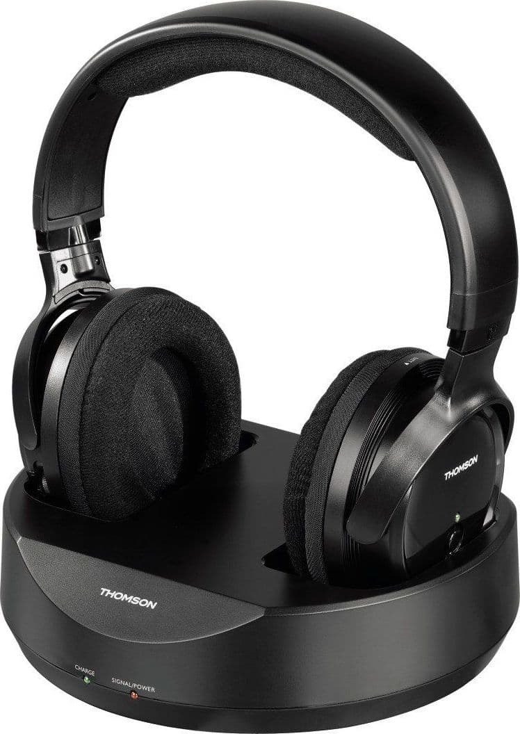 Thomson whp3001bk cuffie wireless a padiglione musica nero - VHP3001BK