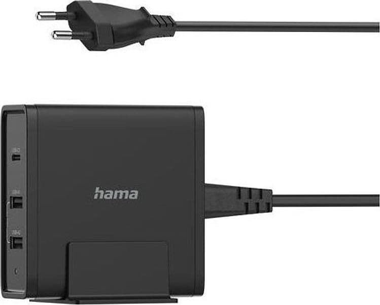 Hama 00200017 caricabatterie per dispositivi mobili smartphone, tablet, universale nero ac ricarica rapida interno