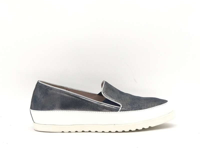 DONNA SOFT Sneakers slip - on MOT029 blu - 5