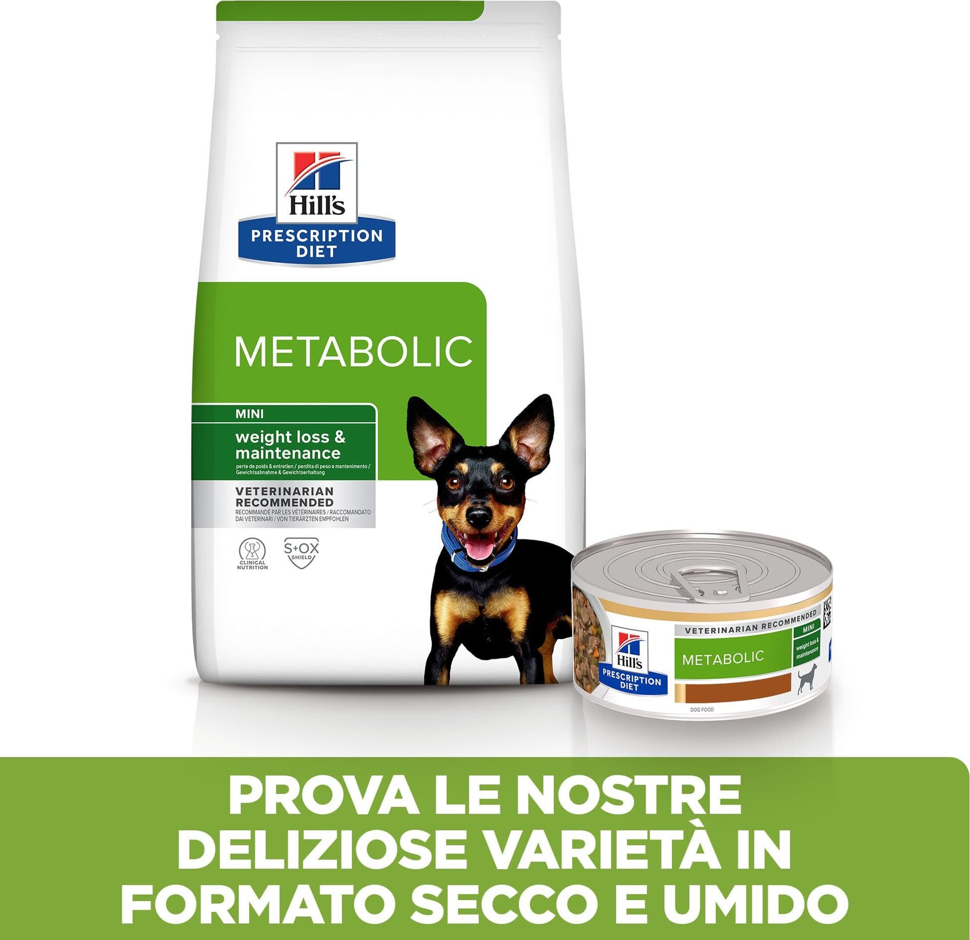 Hill's Prescription Diet Metabolic secco Cani Adulti Mini pollo in Secco 101 Market - Poggibonsi, commercioVirtuoso.it