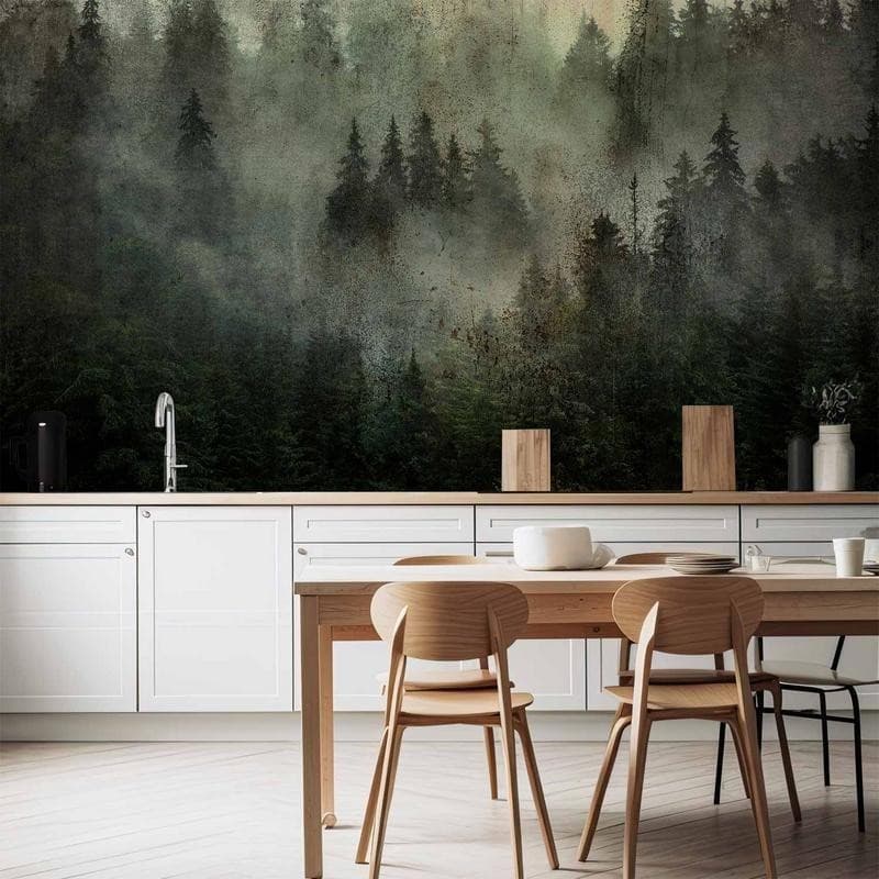 Carta da parati - Misty Beauty of the Forest in Carta da parati Collezione Casa - Trebisacce, commercioVirtuoso.it