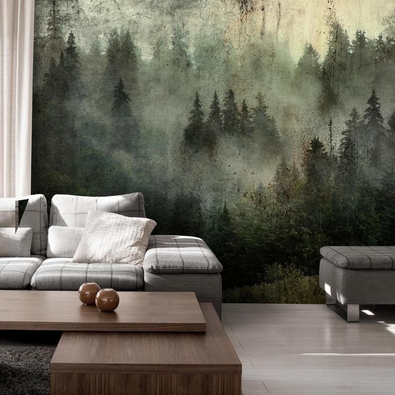 Carta da parati - Misty Beauty of the Forest in Carta da parati Collezione Casa - Trebisacce, commercioVirtuoso.it