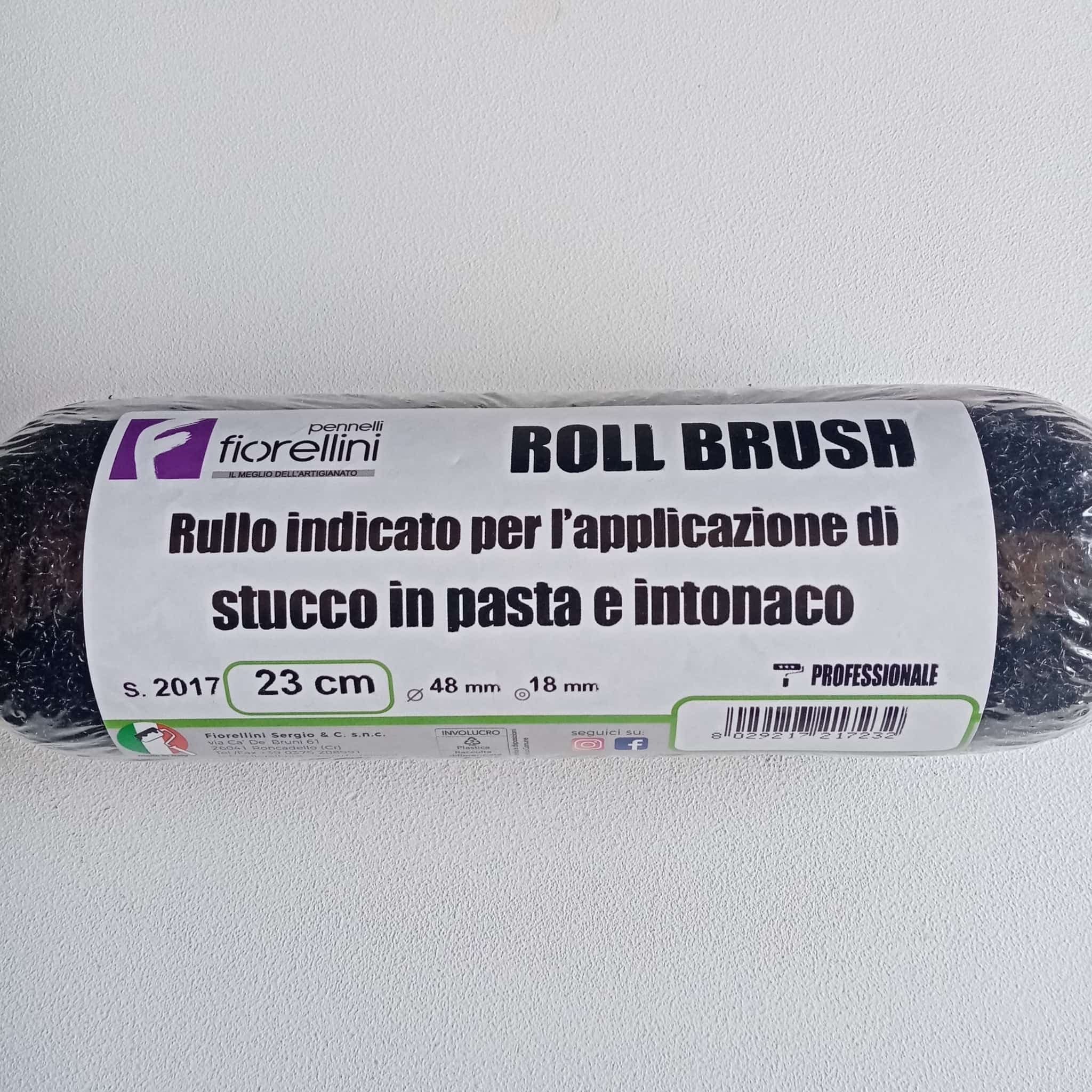 Fiorellini Roll Brush rullo poliammide da 23cm senza manico per l' applicazione di stucco in pasta e intonaco in Rulli per verniciare Aloiserw.com - Altomonte, commercioVirtuoso.it