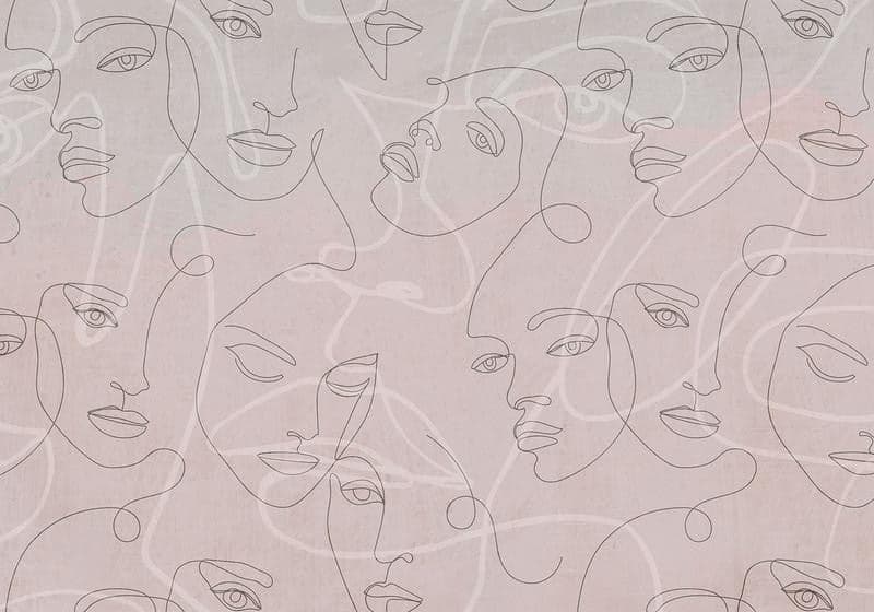 Carta da parati - Thousands of Faces in Carta da parati Collezione Casa - Trebisacce, commercioVirtuoso.it