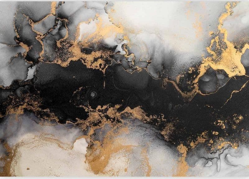 Carta da parati - Gold Explosions - an Abstract Pattern Inspired by Marble in Carta da parati Collezione Casa - Trebisacce, commercioVirtuoso.it