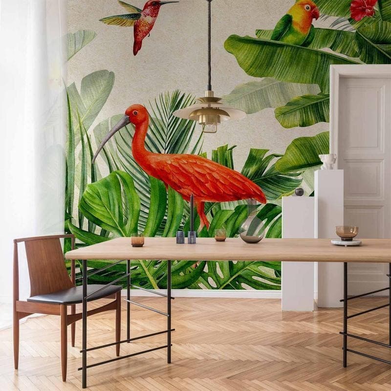 Carta da parati - Exotic Birds - Third Variant in Carta da parati Collezione Casa - Trebisacce, commercioVirtuoso.it