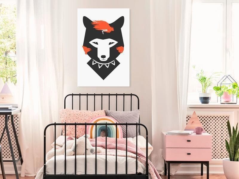 Quadro - Polite Fox (1 Part) Vertical in Poster e stampe Collezione Casa - Trebisacce, commercioVirtuoso.it