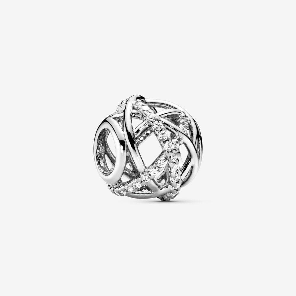 Pandora Charm openwork intreccio scintillante