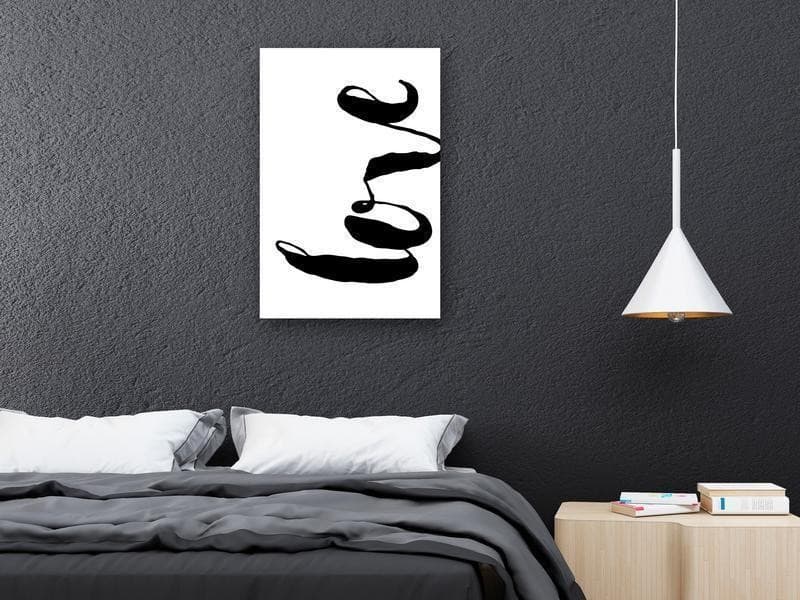 Quadro - Black Love (1 Part) Vertical in Poster e stampe Collezione Casa - Trebisacce, commercioVirtuoso.it